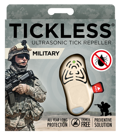 TICKLESS Military - odstraszacz na kleszcze - beżowy